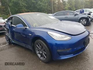 ✅ 2019 Tesla Model 3 Mid Range • VIN: 5YJ3E1EA0KF309137 • Lot: 43230455. Listed on IAAI with 45,991 mi. Free auction sales archive from the USA and detailed vehicle history report at DreamBid. Image 1.