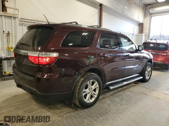 ✅ 2012 Dodge Durango SXT • VIN: 1C4RDJAG2CC153902 • Lot: 93253585. Listed on Copart with 192,180 mi. Free auction sales archive from the USA and detailed vehicle history report at DreamBid. Image 3.