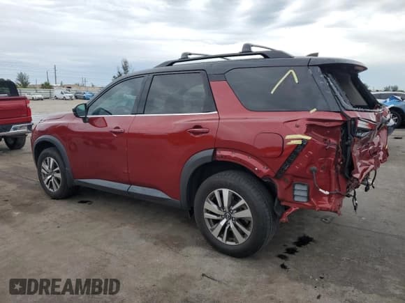 ✅ 2022 Nissan Pathfinder SL • VIN: 5N1DR3CA9NC210207 • Lot: 80659455. Listed on Copart with 30,407 mi. Free auction sales archive from the USA and detailed vehicle history report at DreamBid. Image 2.