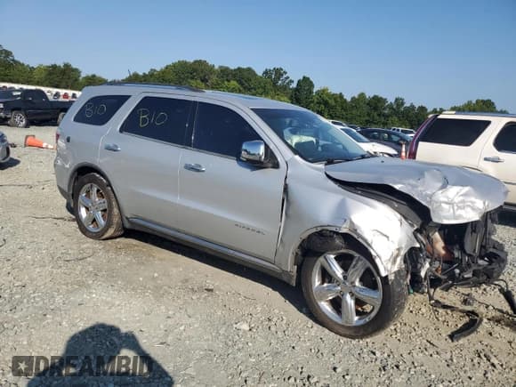 ✅ 2012 Dodge Durango Citadel • VIN: 1C4RDHEG9CC306245 • Lot: 68338204. Listed on Copart with 183,382 mi. Free auction sales archive from the USA and detailed vehicle history report at DreamBid. Image 4.