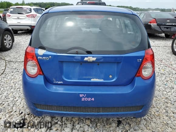 ✅ 2009 Chevrolet Aveo 1LT • VIN: KL1TD66E79B622286 • Lot: 56113094. Wystawiony na Copart z przebiegiem 96 075 mil. Bezpłatny archiwum sprzedaży aukcyjnych z USA i szczegółowy raport historii pojazdu na DreamBid. Zdjęcie 6.