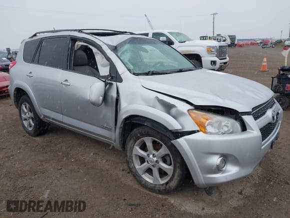 ✅ 2012 Toyota RAV4 Limited • VIN: 2T3DK4DV8CW072105 • Lot: 43549903. Listed on IAAI with 144,608 mi. Free auction sales archive from the USA and detailed vehicle history report at DreamBid. Image 1.