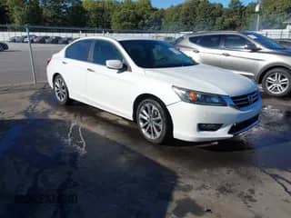 2014 Honda Accord Sport с VIN 1HGCR2F55EA196490, выставлен на аукционе IAAI как лот 43443283 с пробегом 190 646 миль миль и . История ставок и продаж доступна на DreamBid. Изображение 1.