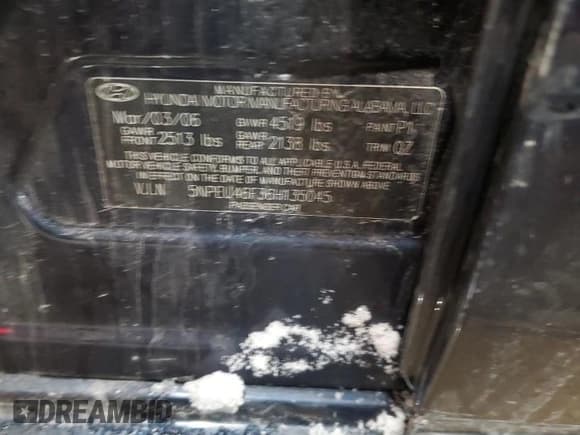 ✅ 2006 Hyundai Sonata GLS • VIN: 5NPEU46F36H135045 • Лот: 41466525. Опубликован ранее на Copart с пробегом 131 283 миль. Бесплатный доступ к архиву аукционных продаж из США и подробный отчёт об истории автомобиля на DreamBid. Изображение 12.