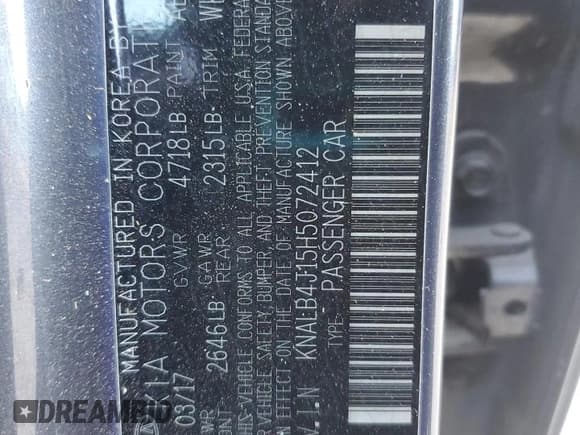 ✅ 2017 Kia Cadenza Premium • VIN: KNALB4J15H5072412 • Лот: 84930305. Опубликован ранее на Copart с пробегом 122 104 миль. Бесплатный доступ к архиву аукционных продаж из США и подробный отчёт об истории автомобиля на DreamBid. Изображение 12.