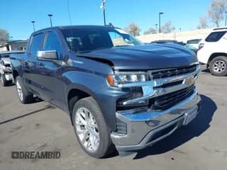 ✅ 2019 Chevrolet Silverado 1500 LT • VIN: 3GCPWCED3KG246503 • Lot: 43786103. Listed on IAAI with 34,040 mi. Free auction sales archive from the USA and detailed vehicle history report at DreamBid. Image 1.