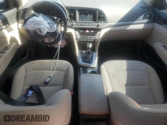 2017 Hyundai Elantra Value Edition with VIN 5NPD84LF4HH171687, listed as a Copart auction lot 83950815 with 60,314 mi miles and Salvage title. Bid and sale history available at DreamBid. Image 8.