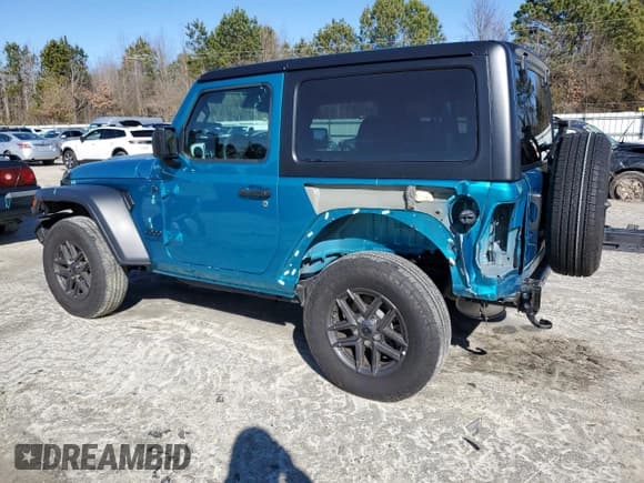 ✅ 2024 Jeep Wrangler Willys • VIN: 1C4PJXAGXRW193414 • Лот: 45381975. Опубликован ранее на Copart с пробегом 9 683 миль. Бесплатный доступ к архиву аукционных продаж из США и подробный отчёт об истории автомобиля на DreamBid. Изображение 2.