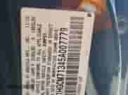 2005 Honda Accord LX with VIN 1HGCM71345A007779, listed as a Copart auction lot 57278755 with 220,826 mi miles and Salvage title. Bid and sale history available at DreamBid. Image 13.