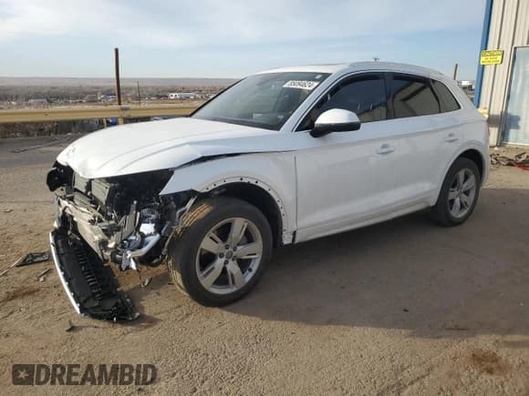 ✅ 2018 Audi Q5 Premium Plus • VIN: WA1BNAFY8J2241298 • Lot: 85094624. Listed on Copart with 41,152 mi. Free auction sales archive from the USA and detailed vehicle history report at DreamBid. Image 1.