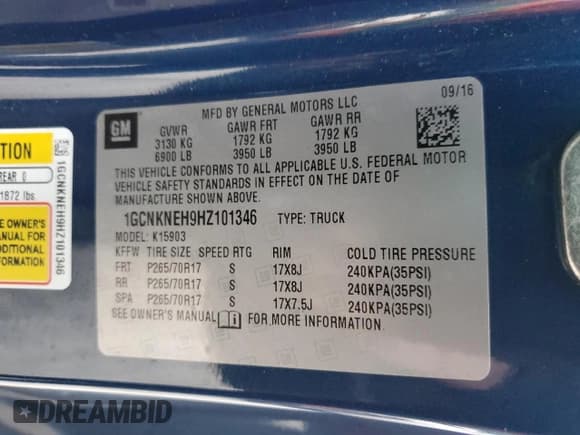 ✅ 2017 Chevrolet Silverado 1500 Work Truck • VIN: 1GCNKNEH9HZ101346 • Лот: 81913923. Опубликован ранее на Copart с пробегом 36 776 миль. Бесплатный доступ к архиву аукционных продаж из США и подробный отчёт об истории автомобиля на DreamBid. Изображение 12.