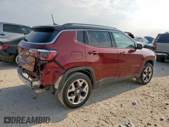 ✅ 2021 Jeep Compass Limited • VIN: 3C4NJDCB2MT586264 • Лот: 68965815. Опубликован ранее на Copart с пробегом 133 167 миль. Бесплатный доступ к архиву аукционных продаж из США и подробный отчёт об истории автомобиля на DreamBid. Изображение 3.