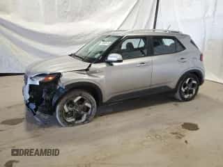 2024 Hyundai Venue SEL z VIN KMHRC8A34RU286703, wystawiony jako Copart lot #73493574 z przebiegiem 7 312 mil mil oraz Szkoda całkowita • Salvage title. Historia ofert i sprzedaży dostępna na DreamBid. Obrazek 1.