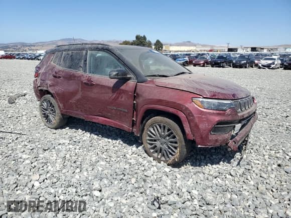 ✅ 2022 Jeep Compass High Altitude • VIN: 3C4NJDCB9NT209917 • Лот: 66695845. Опубликован ранее на Copart с пробегом 54 742 миль. Бесплатный доступ к архиву аукционных продаж из США и подробный отчёт об истории автомобиля на DreamBid. Изображение 4.