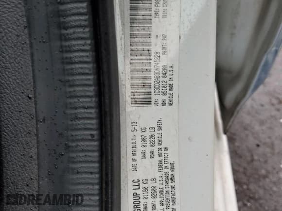 ✅ 2013 Dodge Avenger SE • VIN: 1C3CDZAB3DN741228 • Лот: 78718914. Опубликован ранее на Copart с пробегом 185 242 миль. Бесплатный доступ к архиву аукционных продаж из США и подробный отчёт об истории автомобиля на DreamBid. Изображение 15.