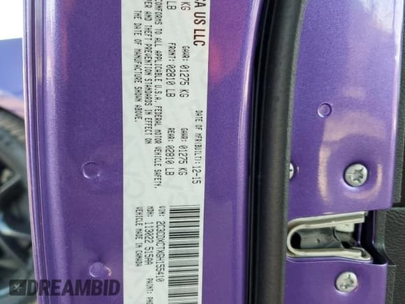 ✅ 2016 Dodge Charger Road/Track • VIN: 2C3CDXCTXGH155410 • Lot: 90934335. Listed on Copart with 99,993 mi. Free auction sales archive from the USA and detailed vehicle history report at DreamBid. Image 12.