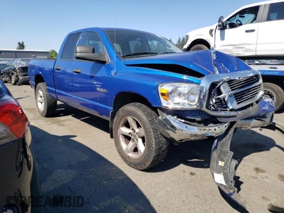 ✅ 2008 Dodge 1500 ST • VIN: 1D7HU18N28S571086 • Лот: 62329074. Опубликован ранее на Copart с пробегом 127 221 миль. Бесплатный доступ к архиву аукционных продаж из США и подробный отчёт об истории автомобиля на DreamBid. Изображение 4.