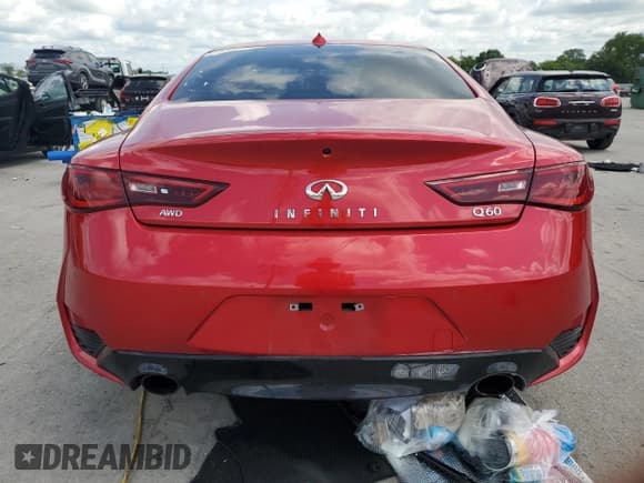 ✅ 2021 Infiniti Q60 Luxe • VIN: JN1EV7KL1MM470465 • Lot: 65456805. Listed on Copart with 63,452 mi. Free auction sales archive from the USA and detailed vehicle history report at DreamBid. Image 6.