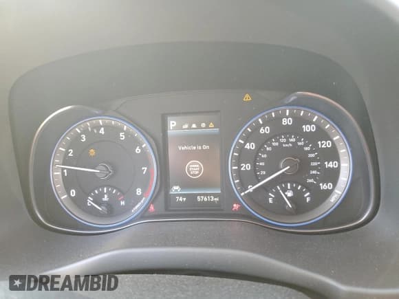 ✅ 2020 Hyundai Kona Limited • VIN: KM8K3CA51LU466606 • Лот: 75261404. Опубликован ранее на Copart с пробегом 57 613 миль. Бесплатный доступ к архиву аукционных продаж из США и подробный отчёт об истории автомобиля на DreamBid. Изображение 9.