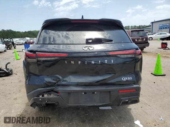 ✅ 2024 Infiniti QX60 Luxe • VIN: 5N1DL1FR7RC343075 • Lot: 56946405. Listed on Copart with 15,981 mi. Free auction sales archive from the USA and detailed vehicle history report at DreamBid. Image 6.