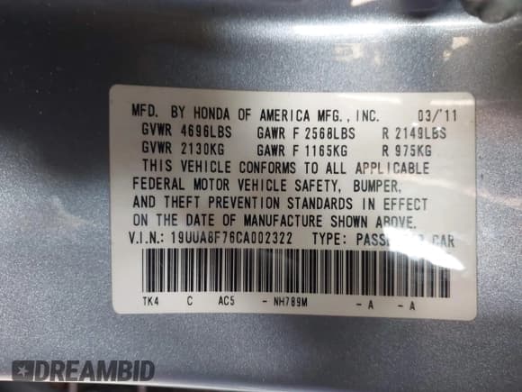 ✅ 2012 Acura TL Advance • VIN: 19UUA8F76CA002322 • Lot: 43157903. Wystawiony na IAAI z przebiegiem Nie podano. Bezpłatny archiwum sprzedaży aukcyjnych z USA i szczegółowy raport historii pojazdu na DreamBid. Zdjęcie 9.