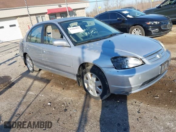 ✅ 2002 Honda Civic EX • VIN: 1HGES26732L074385 • Лот: 43685025. Опубликован ранее на IAAI с пробегом 91 445 миль. Бесплатный доступ к архиву аукционных продаж из США и подробный отчёт об истории автомобиля на DreamBid. Изображение 1.