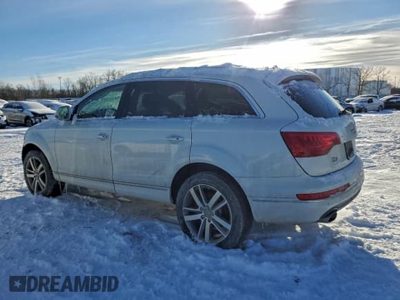 ✅ 2014 Audi Q7 Prestige • VIN: WA1VMAFE5ED005787 • Лот: 95851425. Опубликован ранее на Copart с пробегом 97 964 миль. Бесплатный доступ к архиву аукционных продаж из США и подробный отчёт об истории автомобиля на DreamBid. Изображение 2.