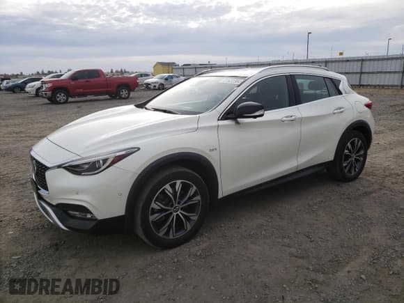 ✅ 2018 Infiniti QX30 Essential • VIN: SJKCH5CR2JA003228 • Lot: 81622384. Listed on Copart with 60,357 mi. Free auction sales archive from the USA and detailed vehicle history report at DreamBid. Image 1.