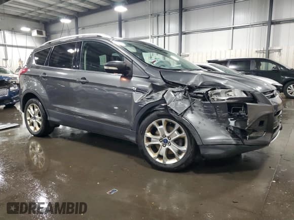 ✅ 2015 Ford Escape Titanium • VIN: 1FMCU9J92FUB40535 • Lot: 80853485. Listed on Copart with 166,961 mi. Free auction sales archive from the USA and detailed vehicle history report at DreamBid. Image 4.