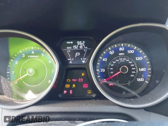 ✅ 2013 Hyundai Elantra GLS • VIN: KMHDH4AE2DU841016 • Lot: 43464293. Listed on IAAI with 192,187 mi. Free auction sales archive from the USA and detailed vehicle history report at DreamBid. Image 7.