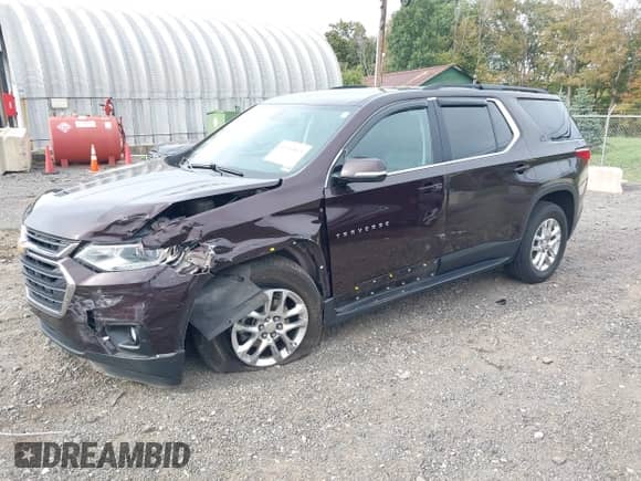 2020 Chevrolet Traverse LT with VIN 1GNEVHKWXLJ319645, listed as a IAAI auction lot 43330855 with 131,084 mi miles and . Bid and sale history available at DreamBid. Image 19.