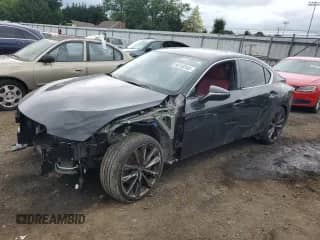 2023 Lexus IS 350 F Sport with VIN JTHGZ1E20P5032477, listed as a Copart auction lot 66155545 with 20,162 mi miles and Salvage title. Bid and sale history available at DreamBid. Image 1.