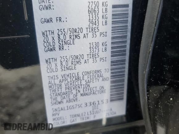 ✅ 2025 Infiniti QX60 Sensory • VIN: 5N1AL1GS7SC336153 • Lot: 57083985. Listed on Copart with 5,692 mi. Free auction sales archive from the USA and detailed vehicle history report at DreamBid. Image 14.