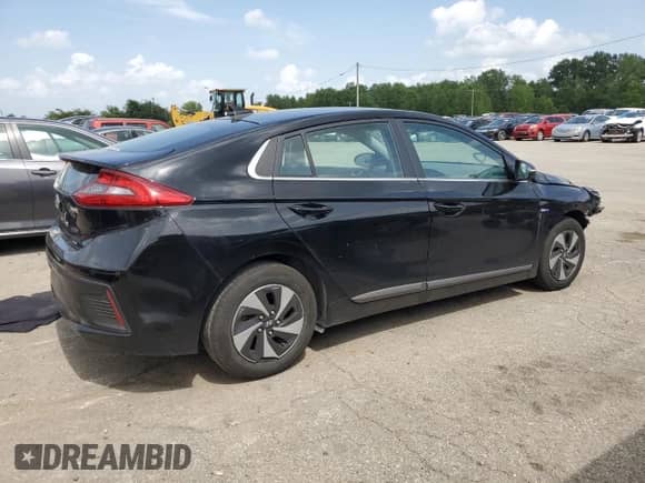 2017 Hyundai Ioniq SEL z VIN KMHC75LC7HU049093, wystawiony jako Copart lot #60017734 z przebiegiem 130 953 mil mil oraz Szkoda całkowita • Salvage title. Historia ofert i sprzedaży dostępna na DreamBid. Obrazek 3.