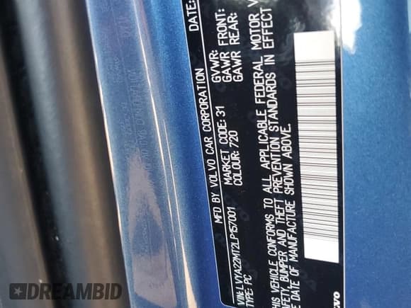 ✅ 2020 Volvo S90 R-Design • VIN: LVYA22MT2LP157001 • Lot: 80285064. Listed on Copart with 107,583 mi. Free auction sales archive from the USA and detailed vehicle history report at DreamBid. Image 15.