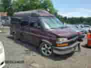 2003 Chevrolet Express Passenger with VIN 1GBFG15X431233061, listed as a Copart auction lot 62646375 with Not provided miles and Salvage title. Bid and sale history available at DreamBid. Image 4.