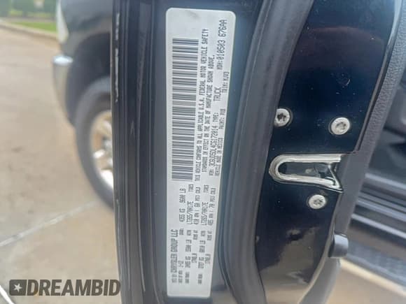 ✅ 2012 Ram 2500 SLT • VIN: 3C6UD5DL4CG172014 • Lot: 95305445. Listed on Copart with 17,956 mi. Free auction sales archive from the USA and detailed vehicle history report at DreamBid. Image 10.