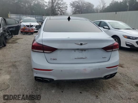 ✅ 2020 Genesis G80 Sport • VIN: KMTFN4JB5LU334638 • Lot: 85529724. Listed on Copart with 89,612 mi. Free auction sales archive from the USA and detailed vehicle history report at DreamBid. Image 6.