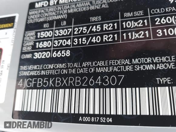 ✅ 2024 Mercedes-Benz GLE 450 • VIN: 4JGFB5KBXRB264307 • Lot: 42380700. Wystawiony na IAAI z przebiegiem 9 445 mil. Bezpłatny archiwum sprzedaży aukcyjnych z USA i szczegółowy raport historii pojazdu na DreamBid. Zdjęcie 9.