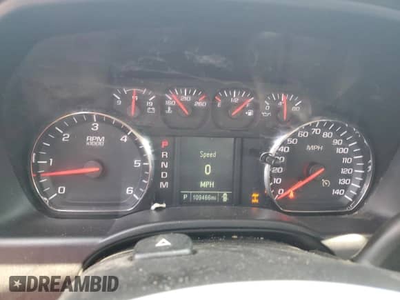 2016 Chevrolet Silverado 1500 Work Truck with VIN 1GCVKNEH1GZ286751, listed as a Copart auction lot 69386475 with 109,466 mi miles and Salvage title. Bid and sale history available at DreamBid. Image 9.