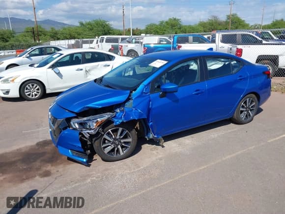 ✅ 2022 Nissan Versa SV • VIN: 3N1CN8EV5NL840421 • Lot: 41645793. Listed on IAAI with 28,830 mi. Free auction sales archive from the USA and detailed vehicle history report at DreamBid. Image 18.