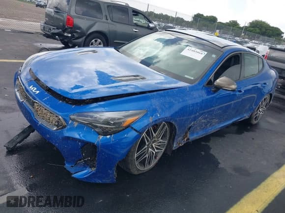 ✅ 2022 Kia Stinger GT1 • VIN: KNAE45LC3N6122270 • Лот: 42485068. Опубликован ранее на IAAI с пробегом 50 513 миль. Бесплатный доступ к архиву аукционных продаж из США и подробный отчёт об истории автомобиля на DreamBid. Изображение 2.