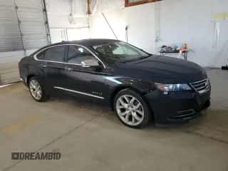 2017 Chevrolet Impala Premier with VIN 1G1145S31HU136275, listed as a Copart auction lot 86534085 with 83,376 mi miles and Salvage title. Bid and sale history available at DreamBid. Image 4.