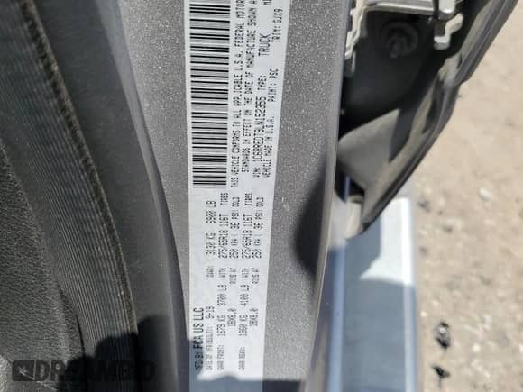 2020 Ram 1500 Laramie with VIN 1C6RREDT9LN152355, listed as a Copart auction lot 66853625 with 176,795 mi miles and Salvage title. Bid and sale history available at DreamBid. Image 12.