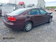 ✅ 2013 Volkswagen Passat S • VIN: 1VWAP7A31DC113507 • Lot: 43383157. Listed on IAAI with 223,073 mi. Free auction sales archive from the USA and detailed vehicle history report at DreamBid. Image 4.