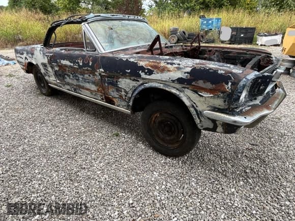 ✅ 1966 Ford Mustang • VIN: 6F08C314878 • Lot: 91461075. Wystawiony na Copart z przebiegiem 10 075 mil. Bezpłatny archiwum sprzedaży aukcyjnych z USA i szczegółowy raport historii pojazdu na DreamBid. Zdjęcie 1.