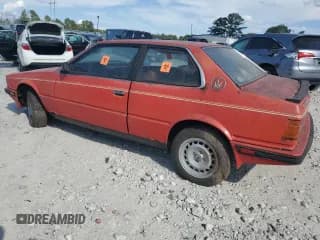 ✅ 1984 Maserati Biturbo • VIN: ZAMAL1101EB318104 • Lot: 72381534. Listed on Copart with 21,920 mi. Free auction sales archive from the USA and detailed vehicle history report at DreamBid. Image 2.
