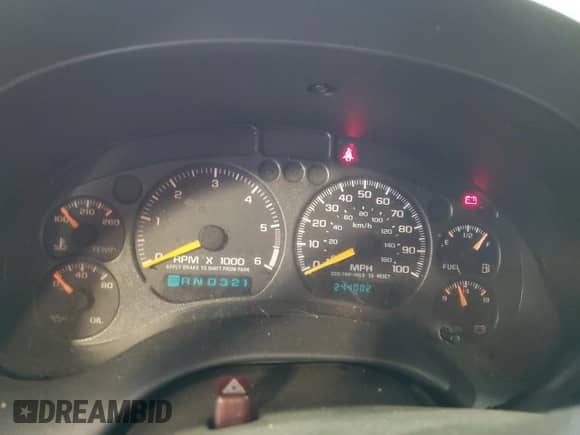 2001 Chevrolet Blazer LT z VIN 1GNDT13W412179364, wystawiony jako Copart lot #83829294 z przebiegiem 244 002 mil mil oraz Szkoda całkowita • Salvage title. Historia ofert i sprzedaży dostępna na DreamBid. Obrazek 9.