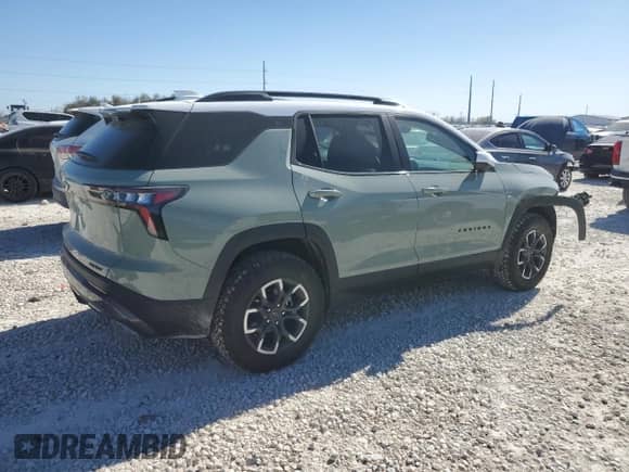 2025 Chevrolet Equinox AWD ACTIV with VIN 3GNAXSEG9SL199063, listed as a Copart auction lot 49470305 with 1,080 mi miles and Salvage title. Bid and sale history available at DreamBid. Image 3.