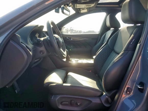 ✅ 2023 Infiniti Q50 Red Sport 400 • VIN: JN1FV7DP3PM570513 • Lot: 64475995. Listed on Copart with 21,765 mi. Free auction sales archive from the USA and detailed vehicle history report at DreamBid. Image 7.